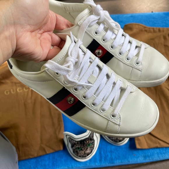 Gucci Sneakers Size 6 can also fit to 6.5 - Picture 7 of 13
